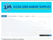 Tablet Screenshot of ocean2000-marine-tahiti.com